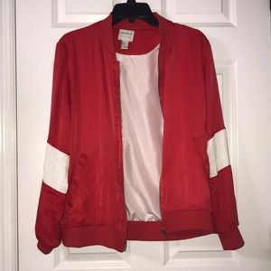 Red Bomber Jacket